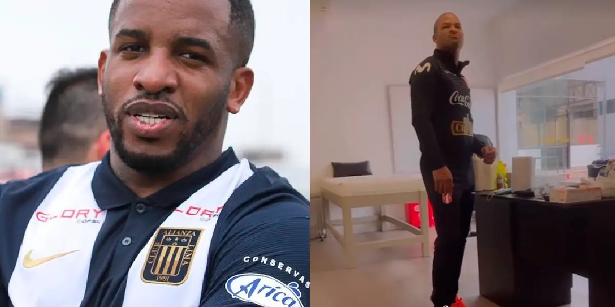Jefferson Farfán se encuentra de buen humor y no deja de hacer bromas