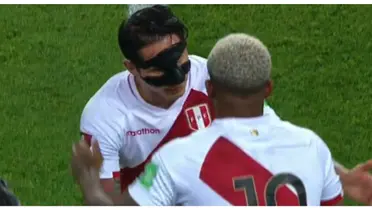 Jefferson Farfán y Gianluca Lapadula. FOTO: Infobae