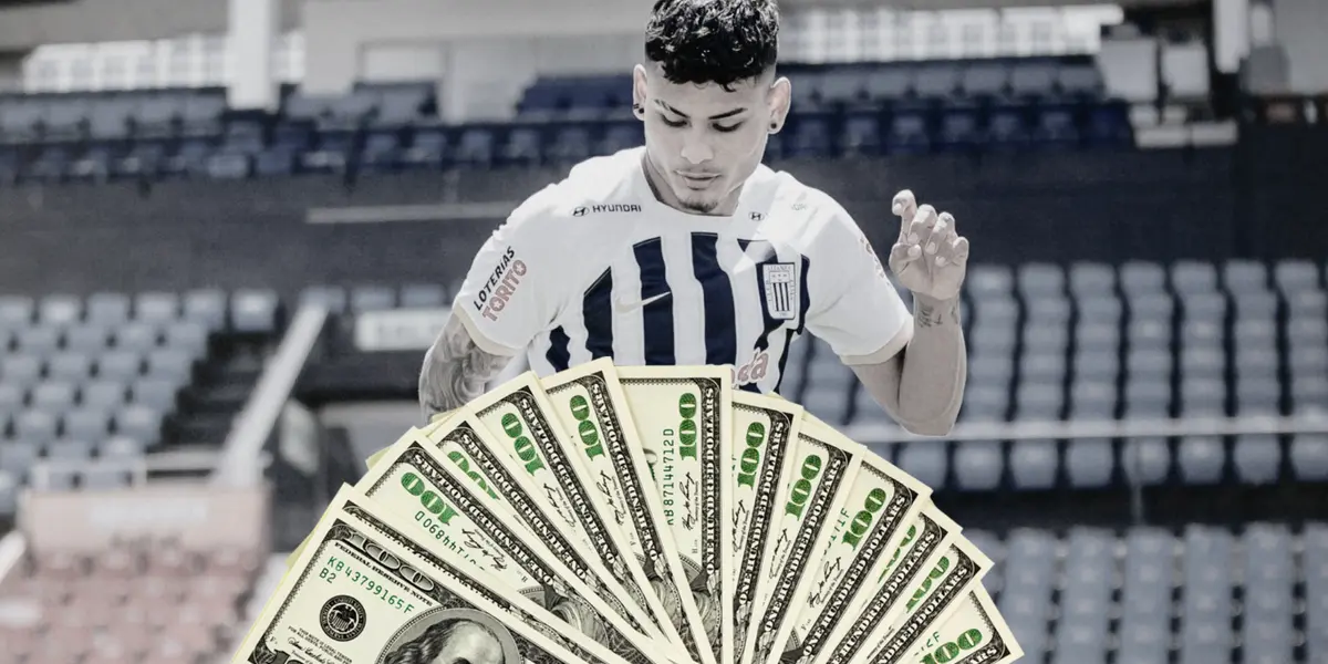 Jeriel De Santis en su presentación en Alianza Lima