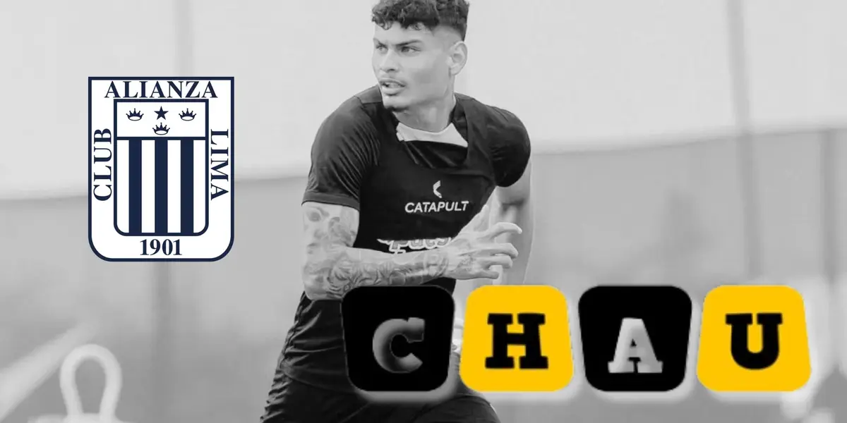 Jeriel De Santis entrenando con Alianza Lima