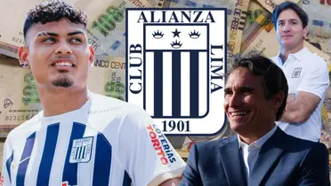 Jeriel De Santis - José Sabogal - Bruno Marioni (Foto: Alianza Lima)