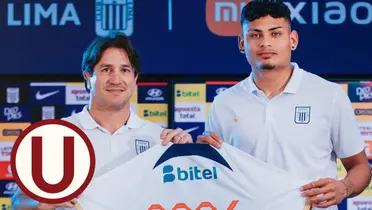 Jeriel De Santis siendo presentado por Bruno Marioni