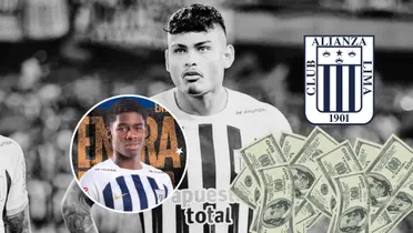 Jeriel De Santis - Víctor Guzmán (Foto: Club Alianza Lima)