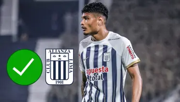 Jeriel De Santis vistiendo la camiseta de Alianza Lima