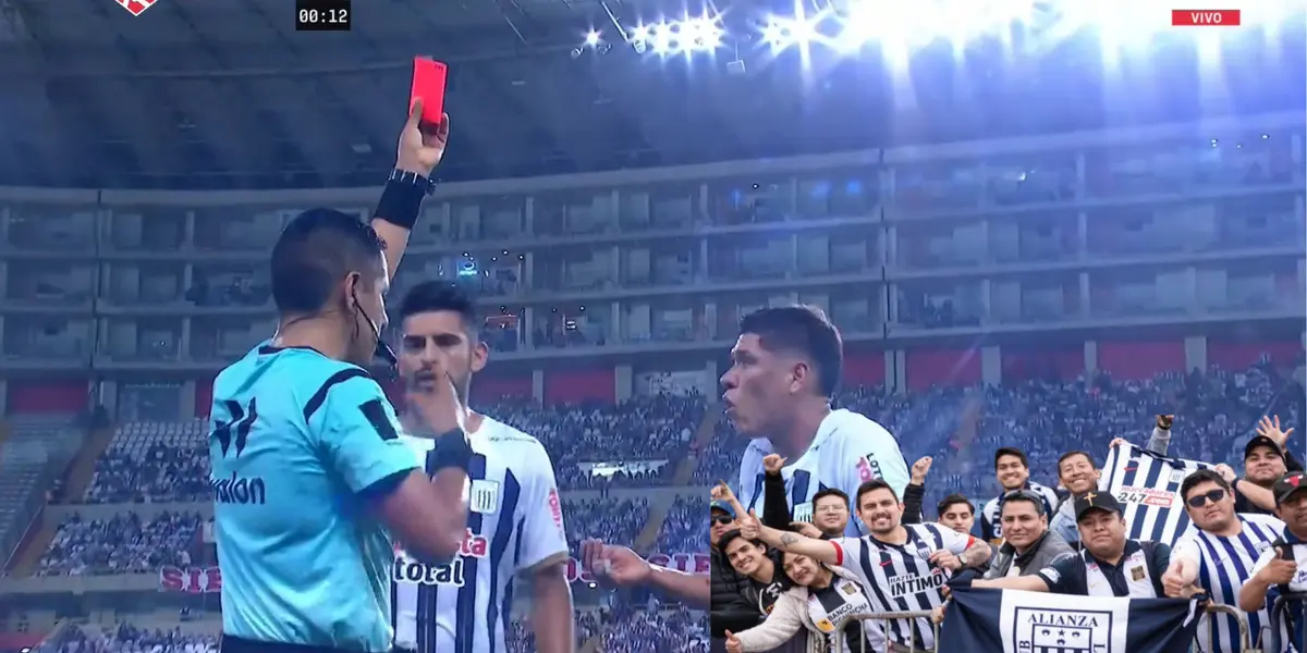 Jesús Castillo sorprendido por ser expulsado en Alianza Lima