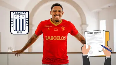 Jesús Castillo vistiendo la camiseta del Gil Vicente de Portugal