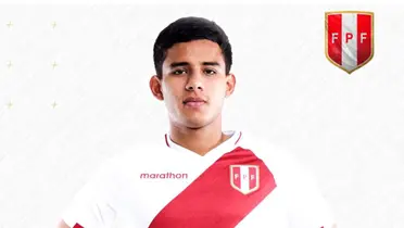 Jilmar Lora, con la camiseta de la Selección Peruana. FOTO: Libero