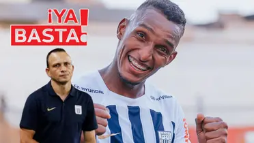 Jiovany Ramos sonríe, mientras Alejandro Restrepo está serio