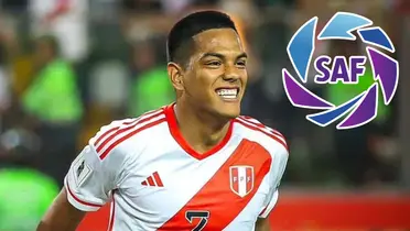 Joao Grimaldo con camiseta de Perú