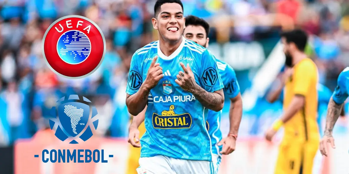 Joao Grimaldo con la camiseta de Sporting Cristal.