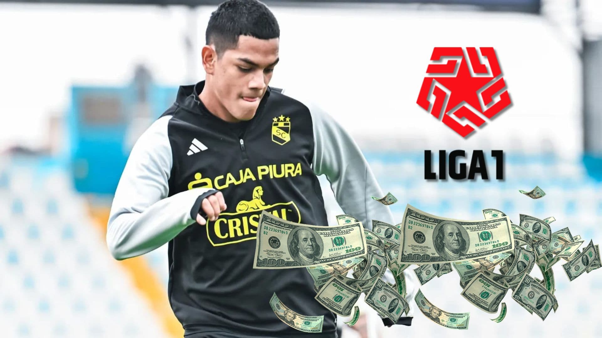 Joao Grimaldo entrenando con Sporting Cristal