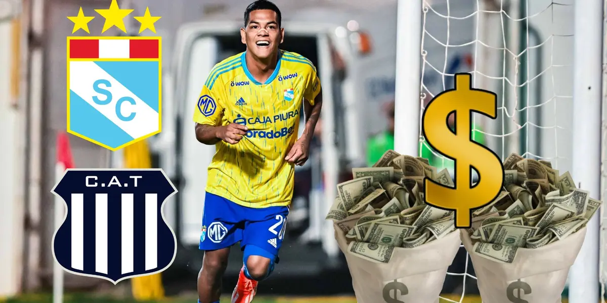 Joao Grimaldo vistiendo la camiseta de Sporting Cristal