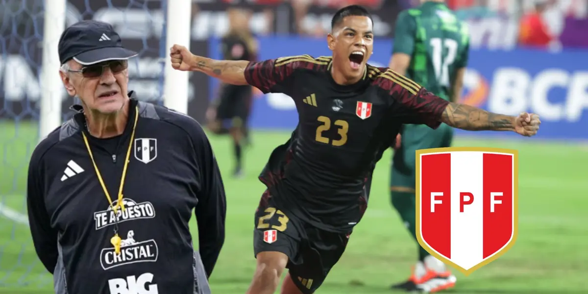 Joao Grimaldo y Jorge Fossati (Foto: La Razón)