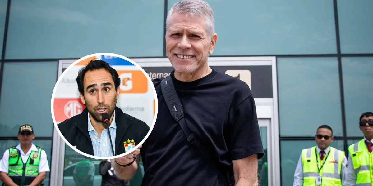 Joel Raffo - Paulo Autuori (Foto: X de Sporting Cristal)