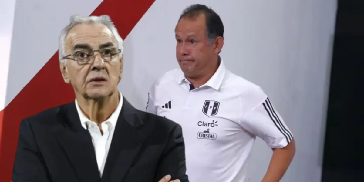 Jorge Fossati, al lado Juan Reynoso