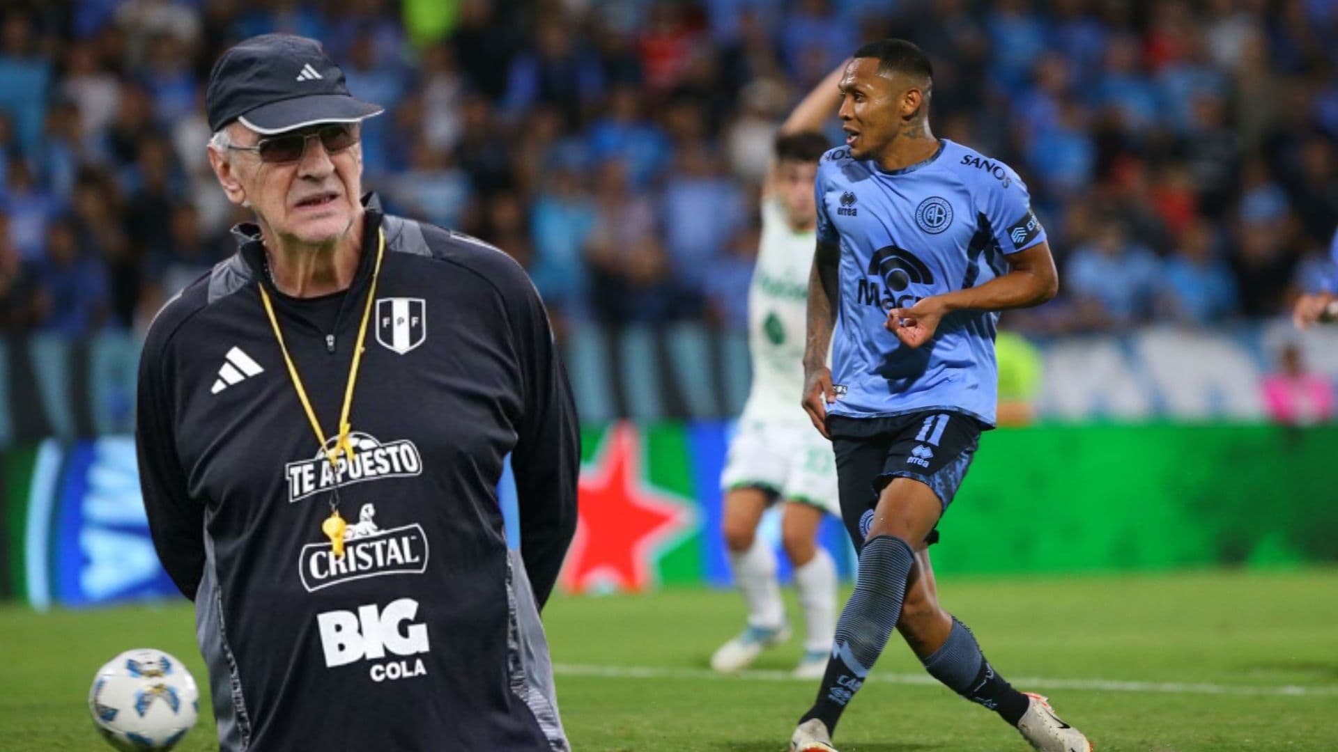 Jorge Fossati - Bryan Reyna (Foto: Andina)