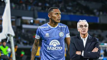 Jorge Fossati - Bryan Reyna (Foto: Belgrano)