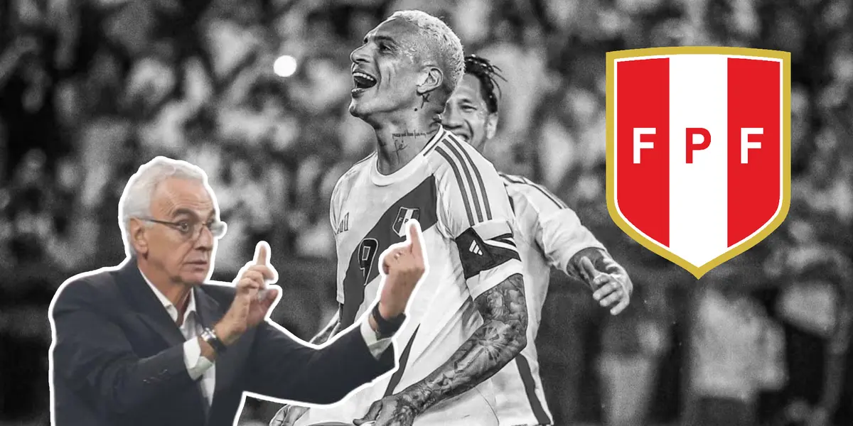 Jorge Fossati dando indicaciones, Paolo Guerrero celebrando gol (Foto: Selección Peruana)