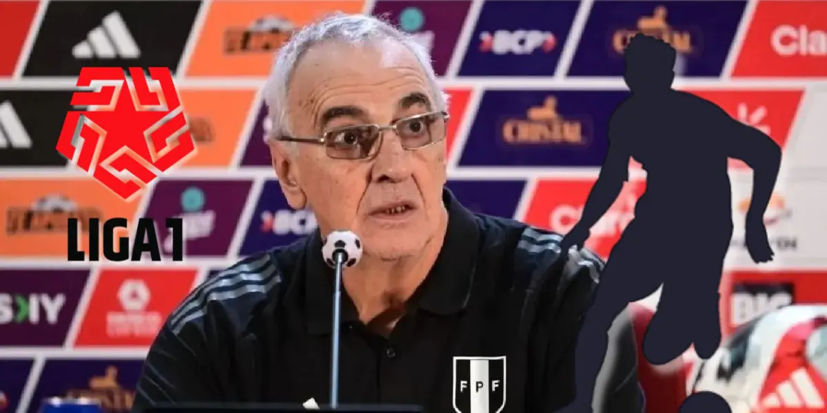 Jorge Fossati en conferencia de prensa en las instalaciones de Videna