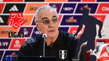 Jorge Fossati en conferencia de prensa en las instalaciones de Videna