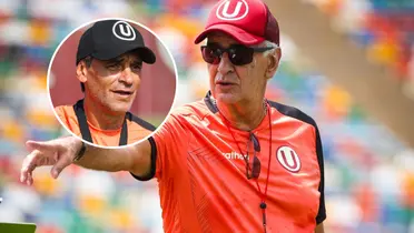 Jorge Fossati - Fabián Bustos (Foto: Universitario)