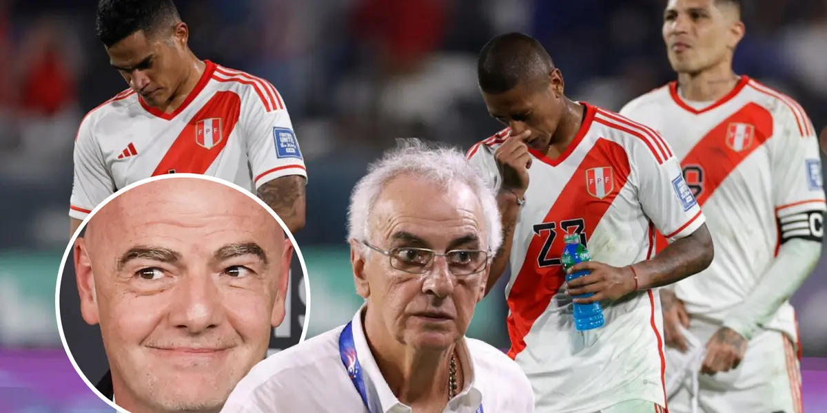 Jorge Fossati - Gianni Infantino - Selección Peruana
