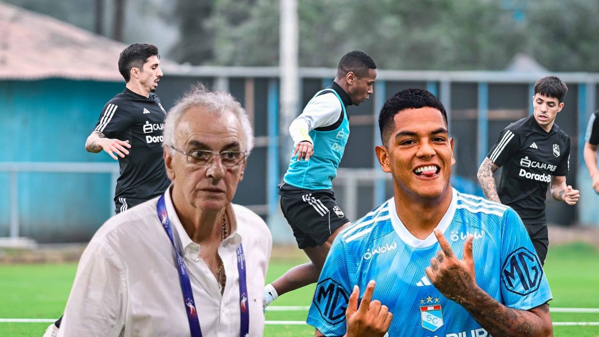 Jorge Fossati - Joao Grimaldo (Foto: Club Sporting Cristal)