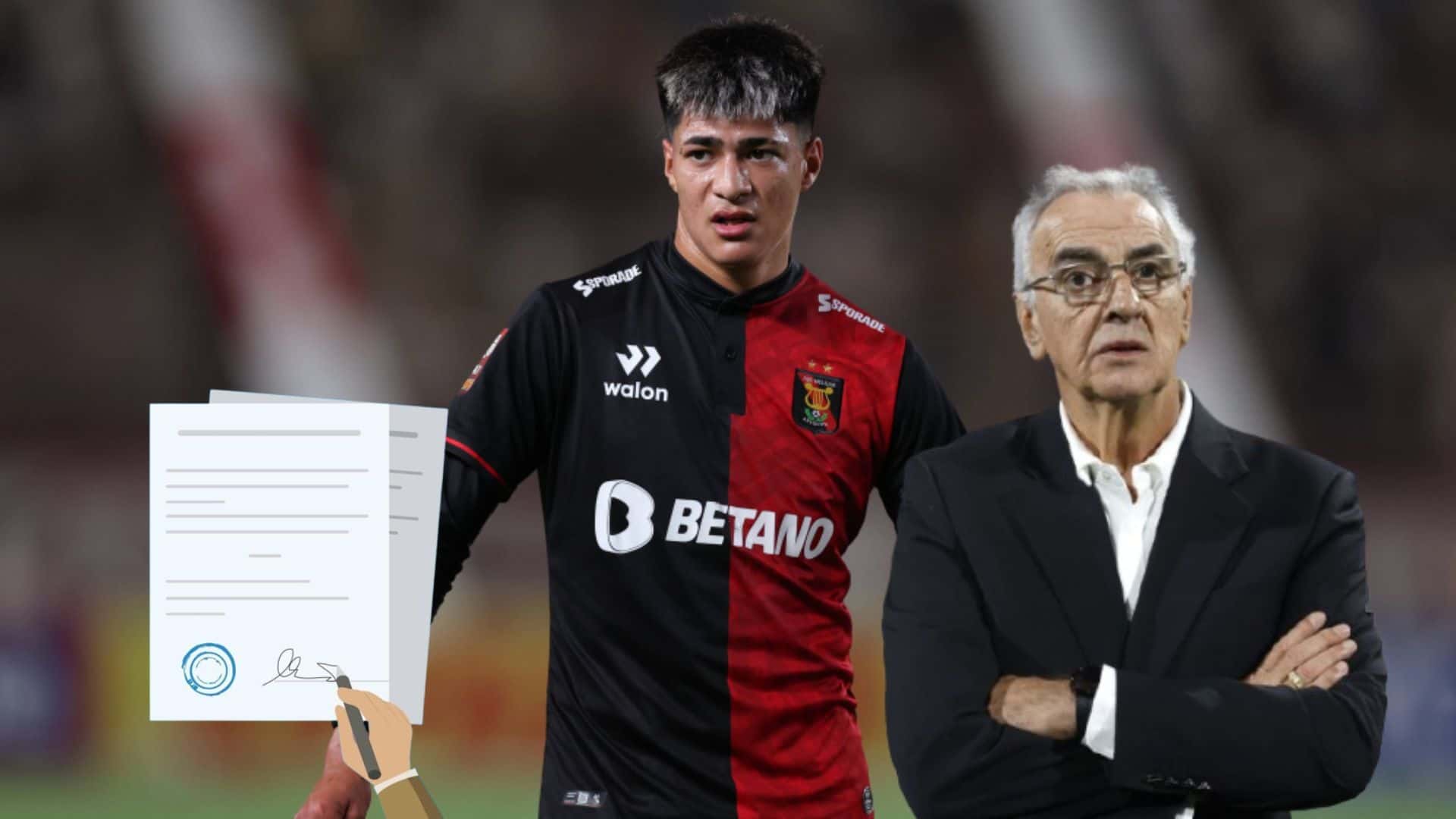 Jorge Fossati - Kenji Cabrera (Foto: X)