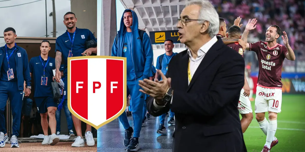 Jorge Fossati observando a jugadores de Alianza, Cristal y Universitario