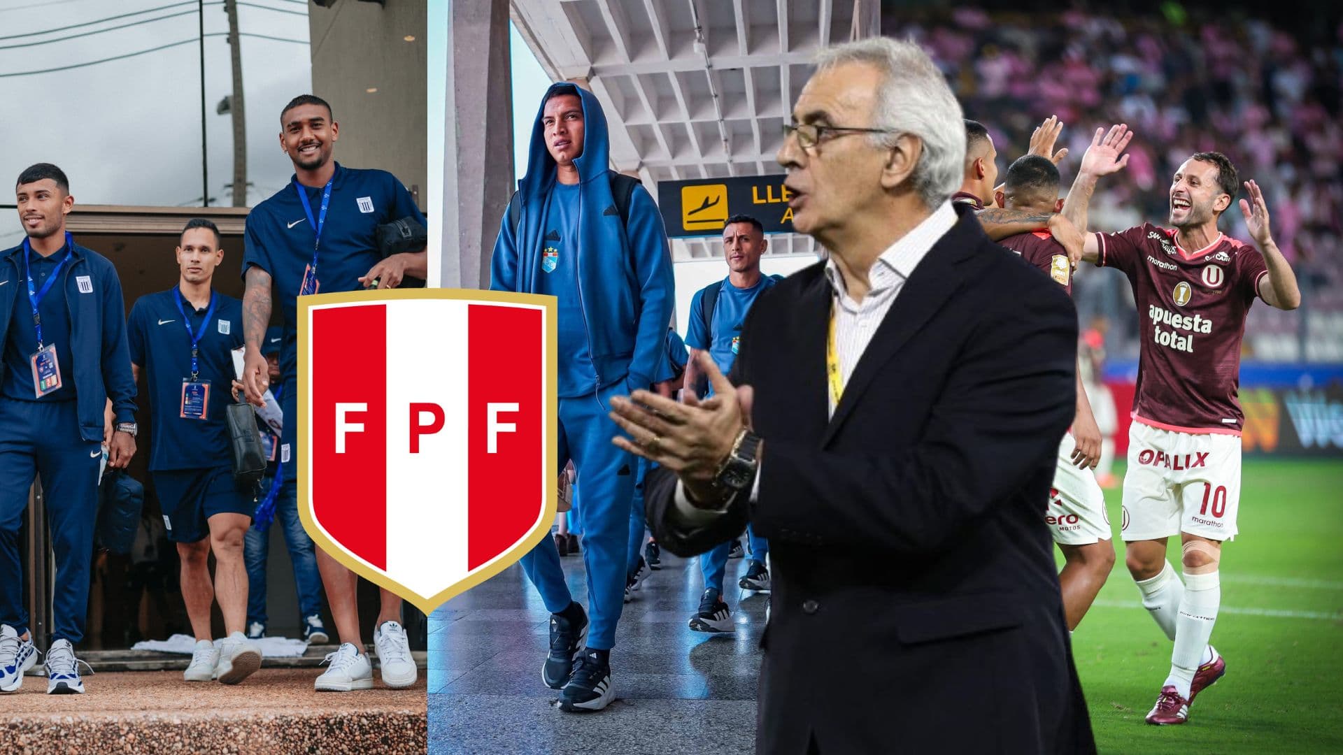 Jorge Fossati observando a jugadores de Alianza, Cristal y Universitario