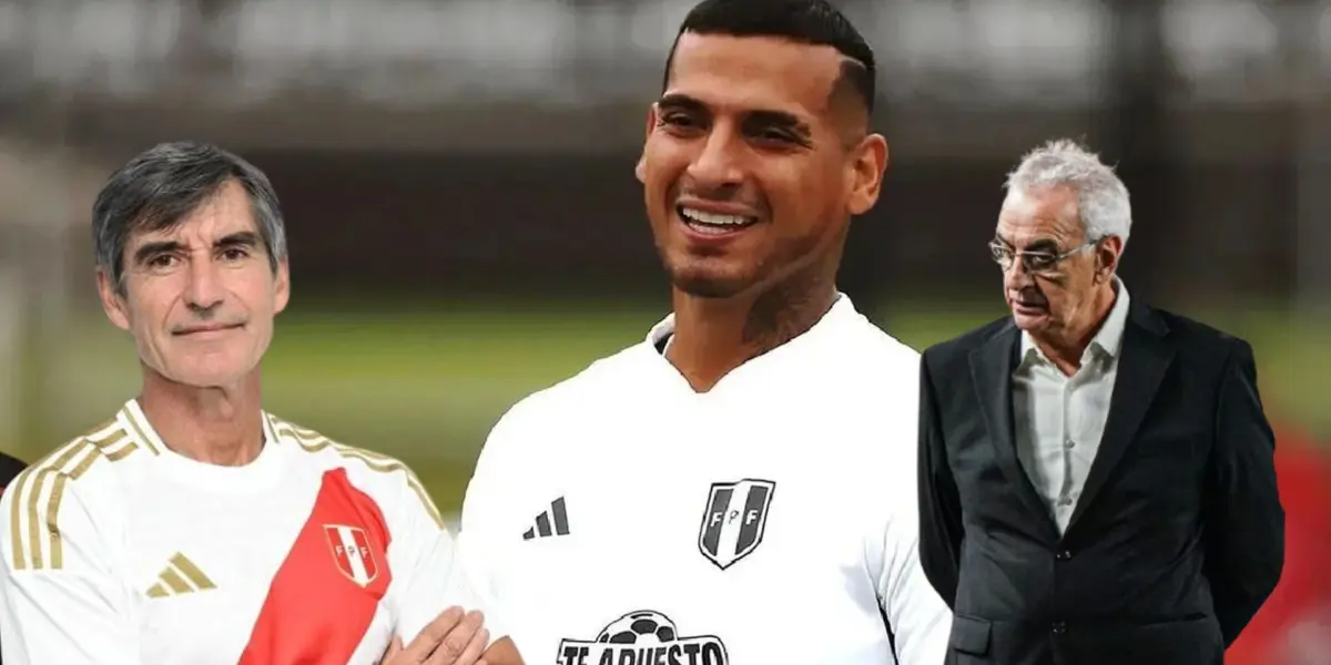 Jorge Fossati - Óscar Ibáñez - Miguel Trauco (Foto: X)