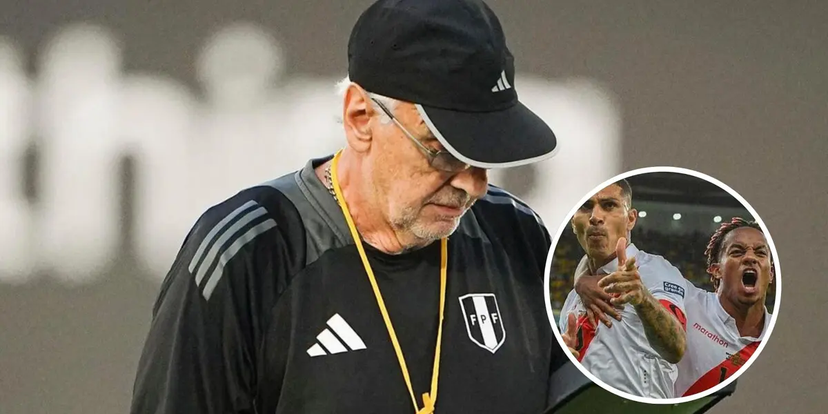 Jorge Fossati - Paolo Guerrero - André Carrillo (Foto: La Bicolor)