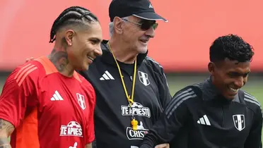 Jorge Fossati - Paolo Guerrero (Foto: Perú 21)