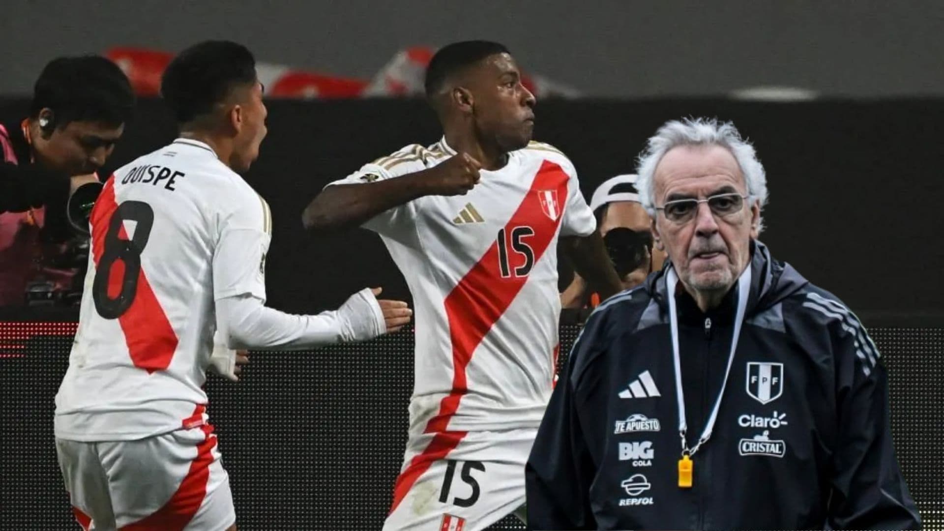 Jorge Fossati - Piero Quispe - Miguel Araujo (Foto: La Bicolor)
