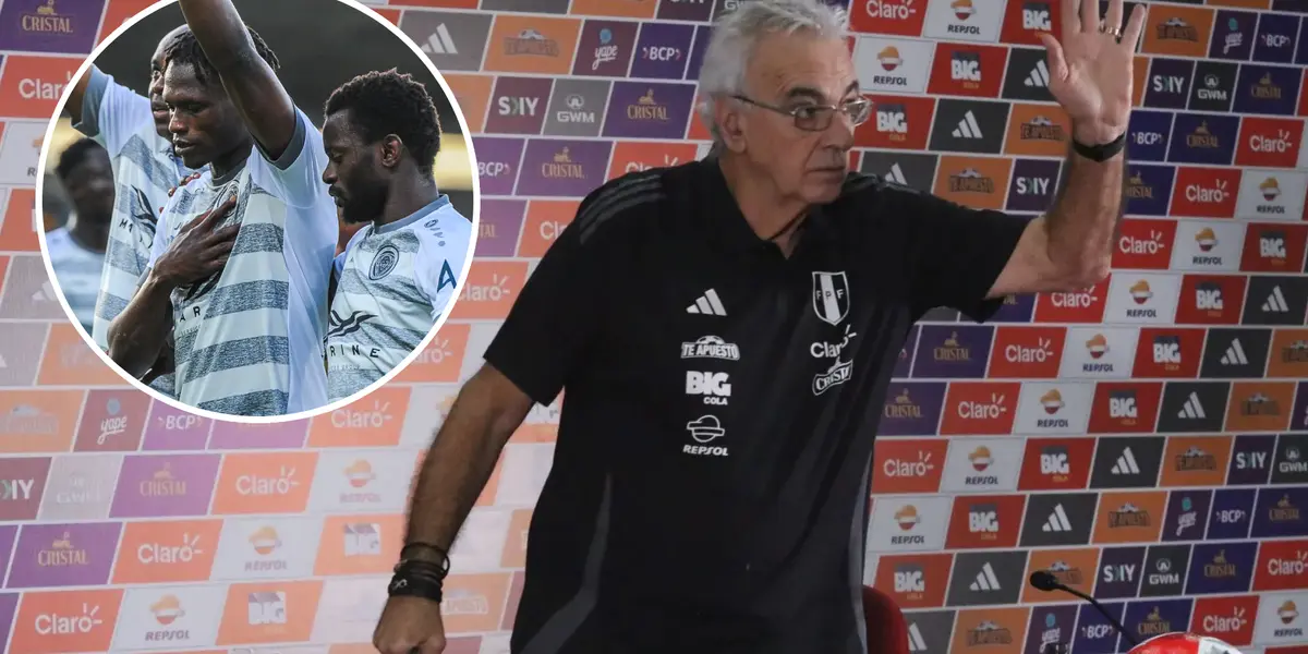 Jorge Fossati saludando y jugadores del Riga celebrando gol (Foto: Riga FC)