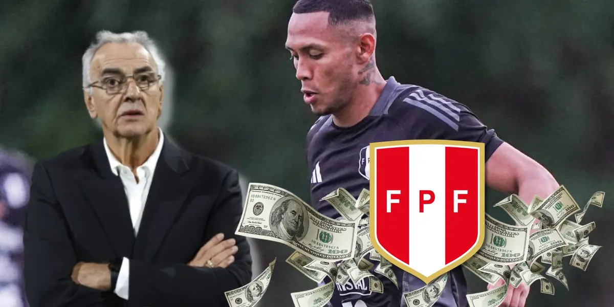 Jorge Fossati viendo a Bryan Reyna en un entrenamiento en Videna