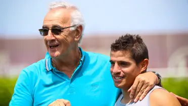 Jorge Fossati y Aldo Corzo (Foto: Universitario)