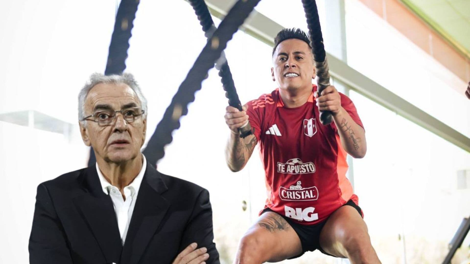 Jorge Fossati y Christian Cueva (Foto: La Bicolor)