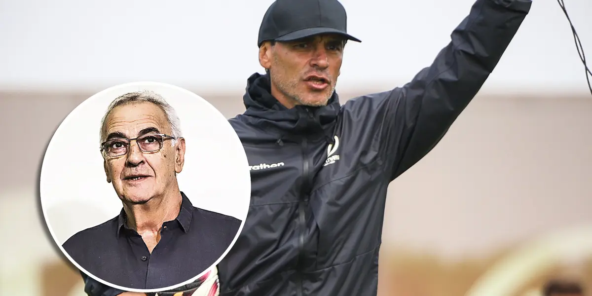 Jorge Fossati y Fabián Bustos (Foto: Universitario)