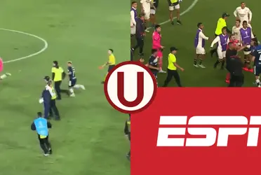 José Carvallo se pasó con una tremenda patada voladora ante un jugador de Gimnasia