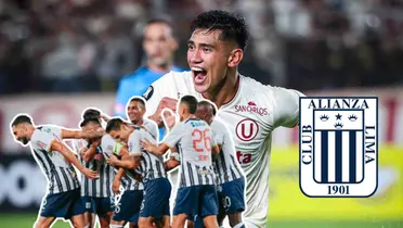 José Rivera celebrando al igual que el equipo de Alianza Lima
