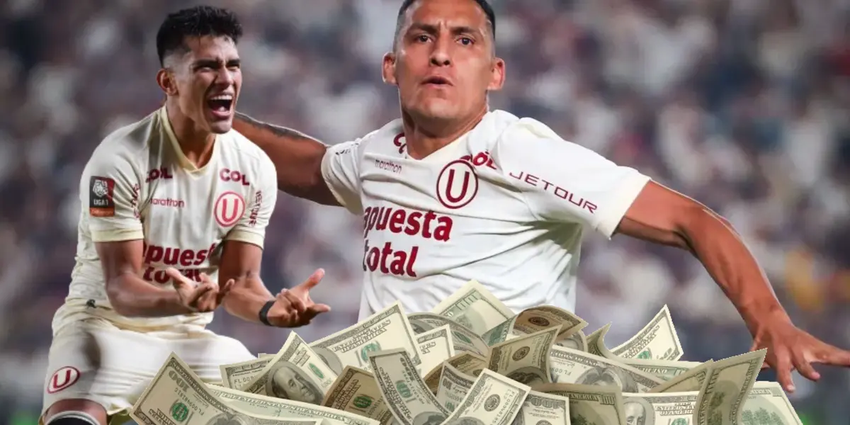 José Rivera festejando al igual que Alex Valera