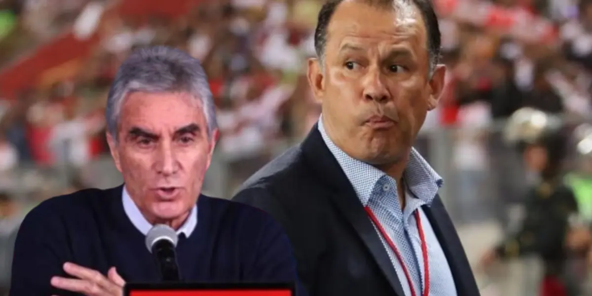 Juan Carlos Oblitas tuvo una conferencia de prensa en Videna.