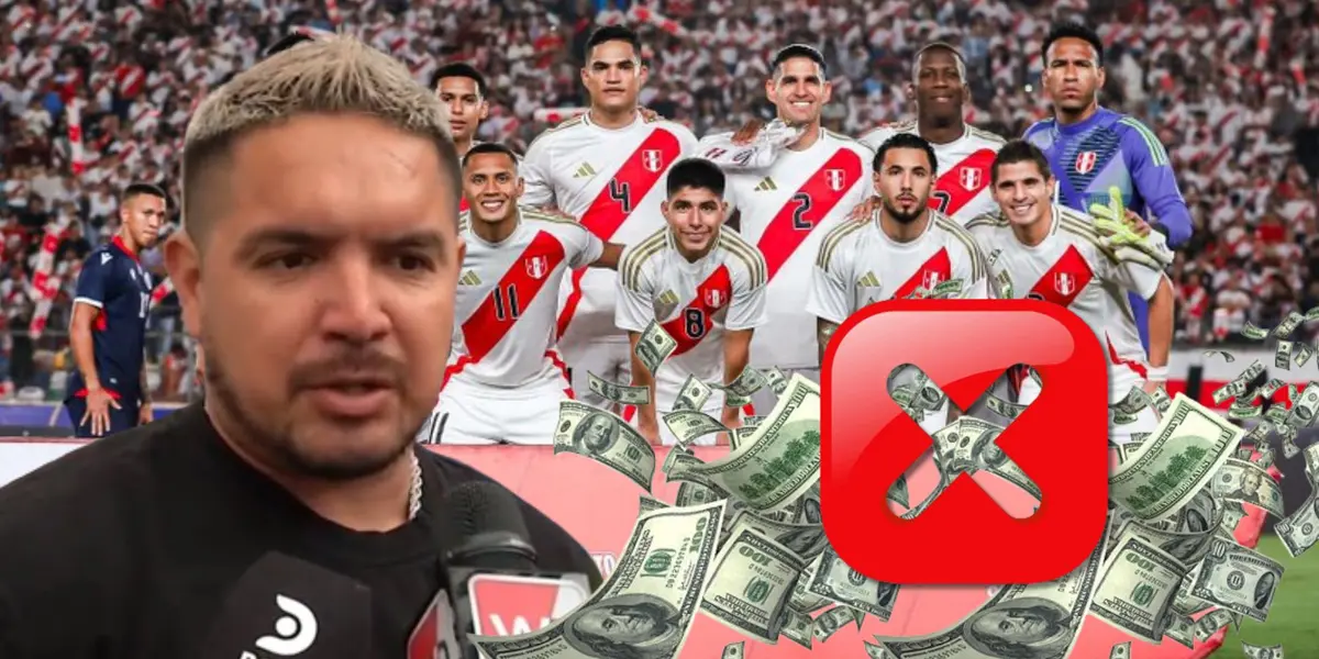 Juan Manuel Vargas observando detenidamente el 11 Bicolor que enfrentó a República Dominicana