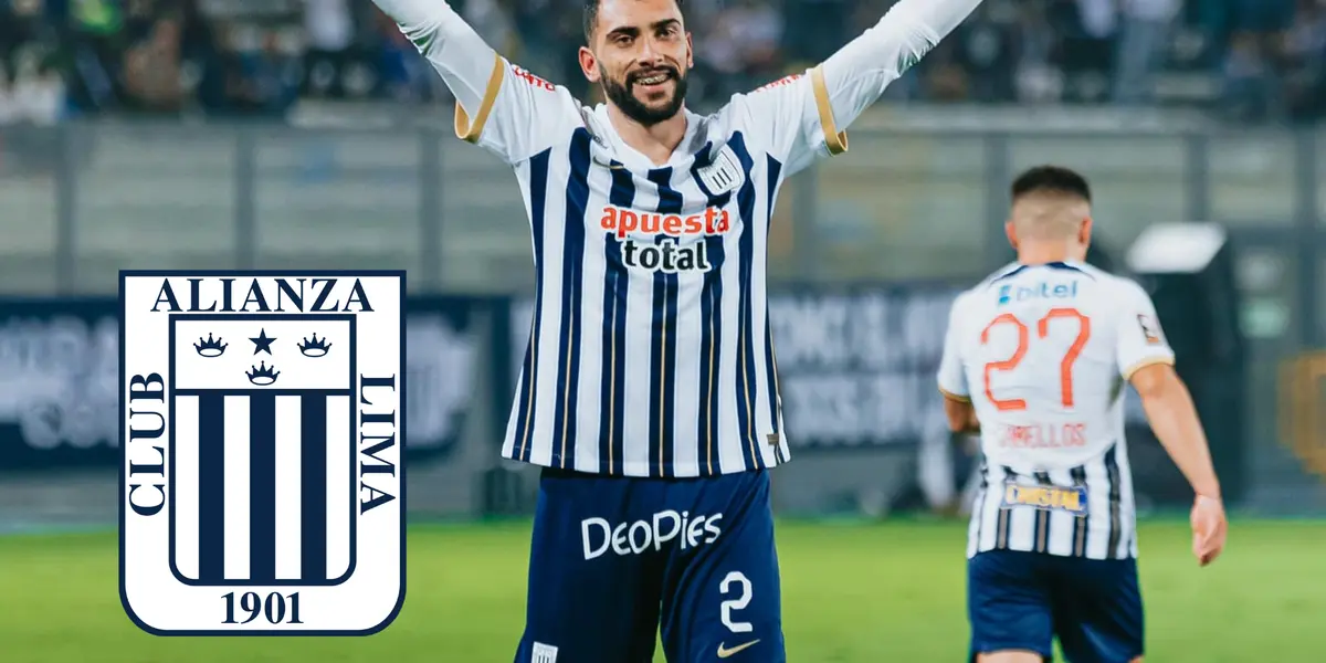 Juan Pablo Freytes celebrando gol (Foto: Alianza Lima)