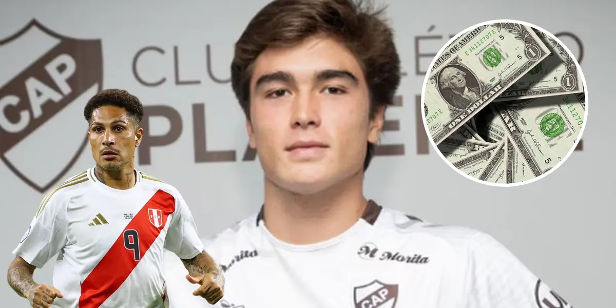 Juan Pablo Goicochea - Paolo Guerrero (Foto: Platense)