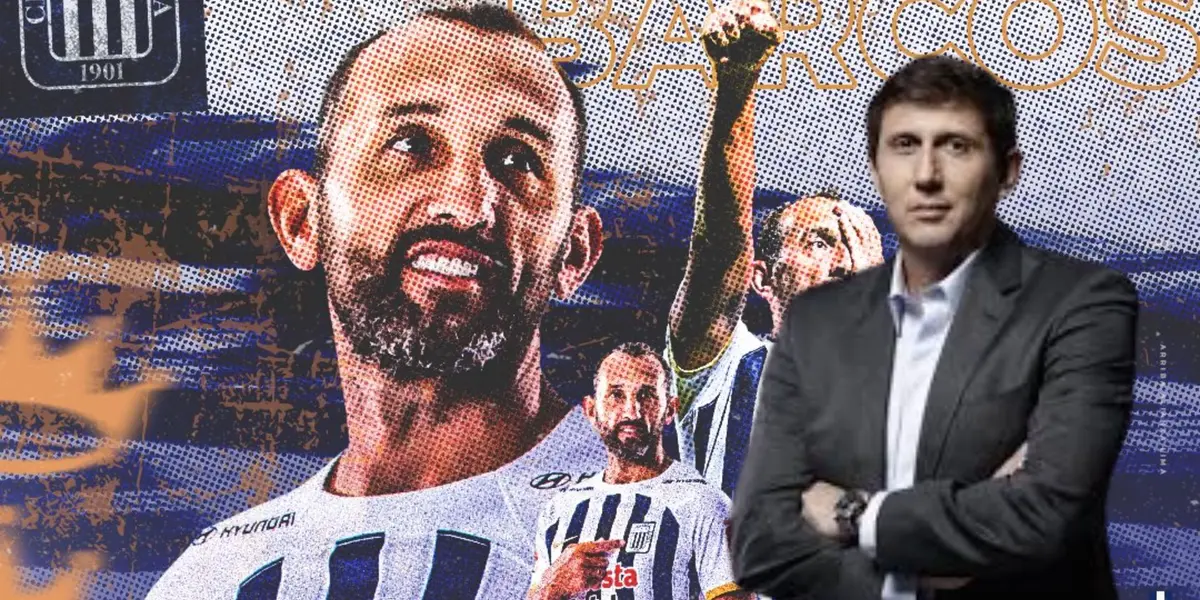 Juan Pablo Varsky - Hernán Barcos (Foto: Club Alianza Lima)