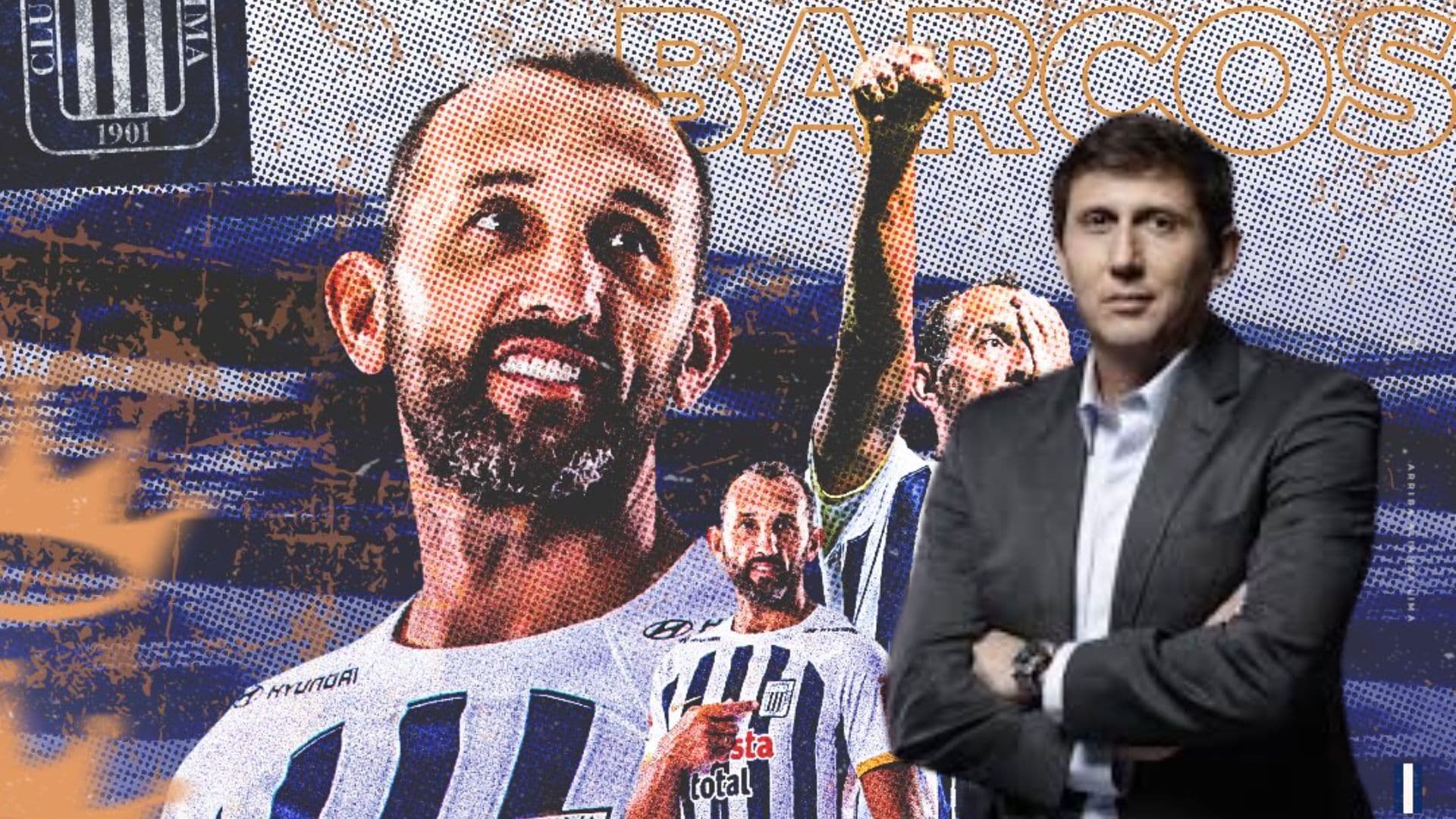 Juan Pablo Varsky - Hernán Barcos (Foto: Club Alianza Lima)