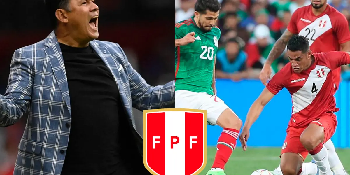Juan Reynoso no pudo evitar cometer un gran error en su primer partido con la Selección Peruana