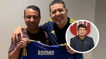 Juan Román Riquelme - Nolberto Solano - Agustín Lozano (Foto: X)